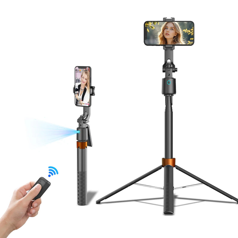 Smart 360° Face Tracking Selfie Stick & Tripod