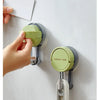 Strong Vacuum Suction Hooks with Adhesive Mount, No-Drilling Design for Home and Bathroom