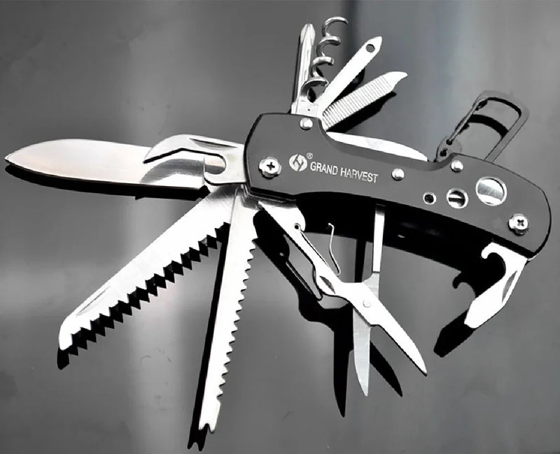 11-in-1 Stainless Steel Multi-Tool Pocket Knife