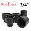 Heavy-Duty Impact Wrench Socket Set for Deep Reach Applications