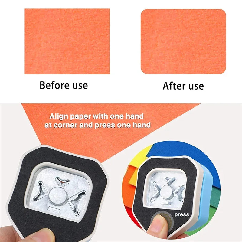 3-in-1 Corner Rounder Punch for Cards, Scrapbooking & Crafts