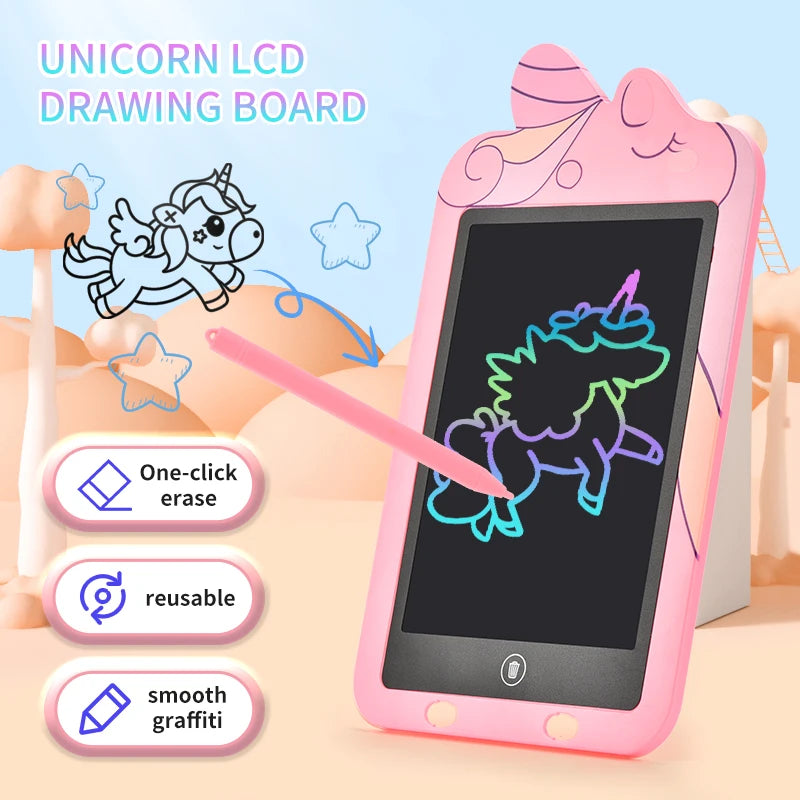 10.8-Inch Unicorn LCD Writing Tablet for Kids