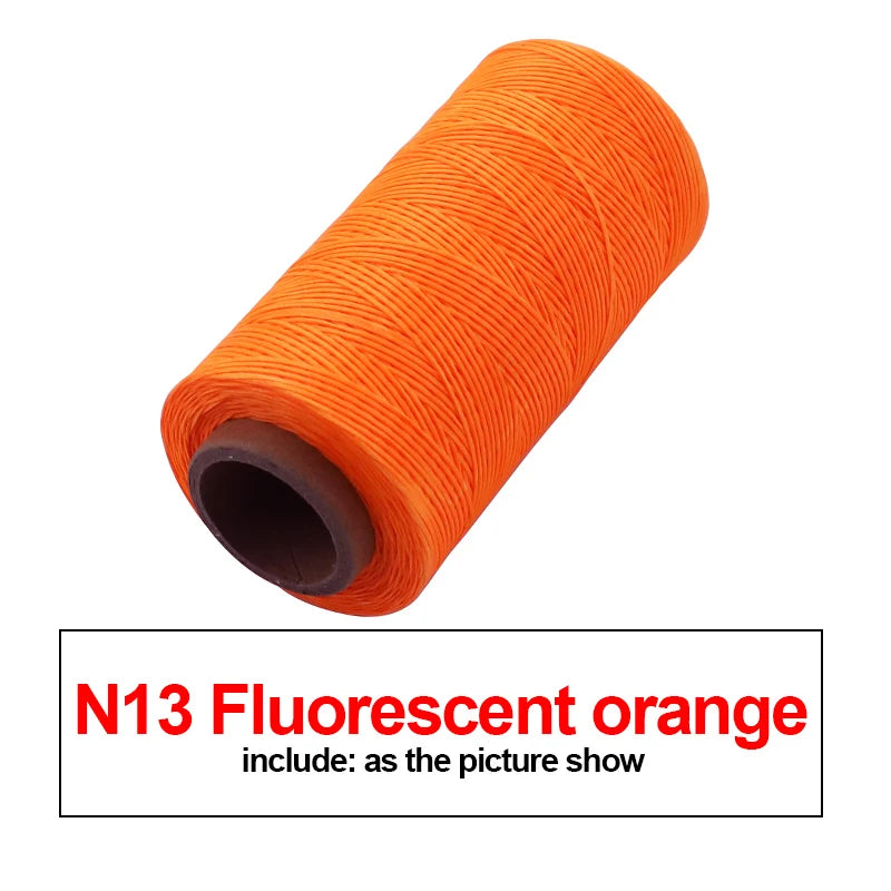 Flat Waxed Thread Spool for Leathercraft and DIY Projects