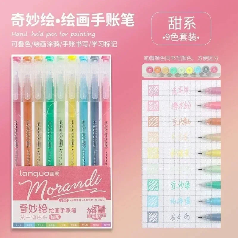 3D Embossed Acrylic Gel Pens - 6/144 Color Options
