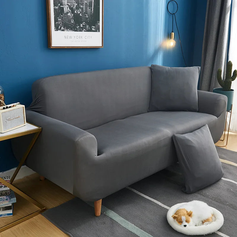 Stretch Sofa Cover with Non-Slip Backing