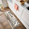 Soft Floral Non-Slip Runner Mat for Kitchen, Entryway & Bathroom