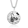 Collier Constellation du Zodiaque en Acier Inoxydable