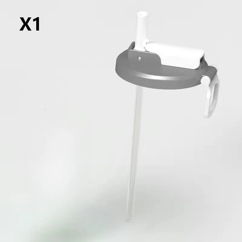 Reusable Silicone Soda Can Lid with Straw