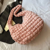 Pleated Plaid Crossbody Bag