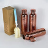 800ml Hammer-Finish Stainless Steel Water Bottle