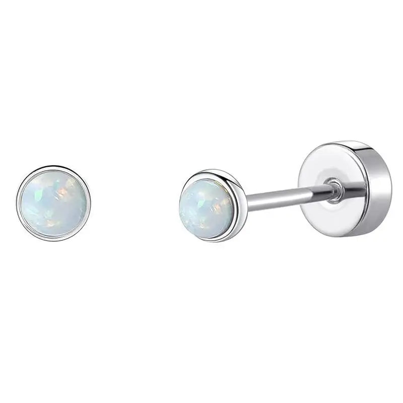 Ohrringe aus Edelstahl mit Herz- und Mond-Motiv