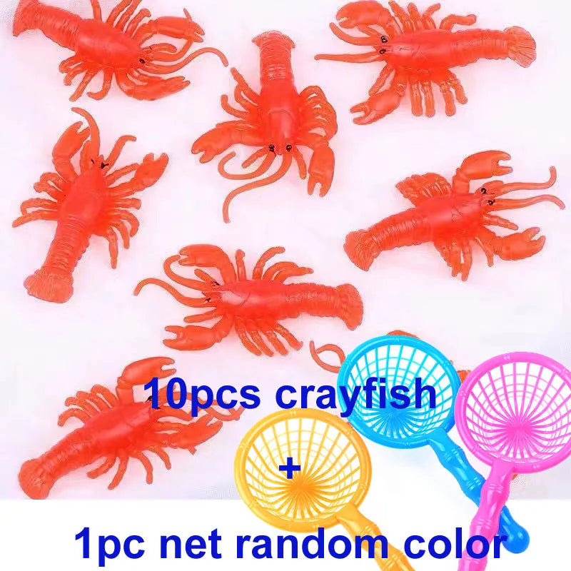 Adorable Kawaii Floating Goldfish Bath Toys - Set of 10