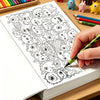 Relaxing Doodle Art Coloring Book