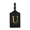 PU Leather Luggage Tag with Privacy Cover