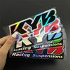 KYB Fork Suspension Decal Stickers for Motorcycles (2-Pack)