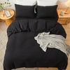 Washed Cotton Duvet Cover – Minimalist Solid Color Bedding