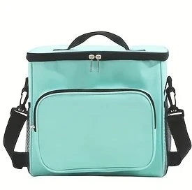 Insulated Oxford Lunch Bag with Adjustable Shoulder Strap