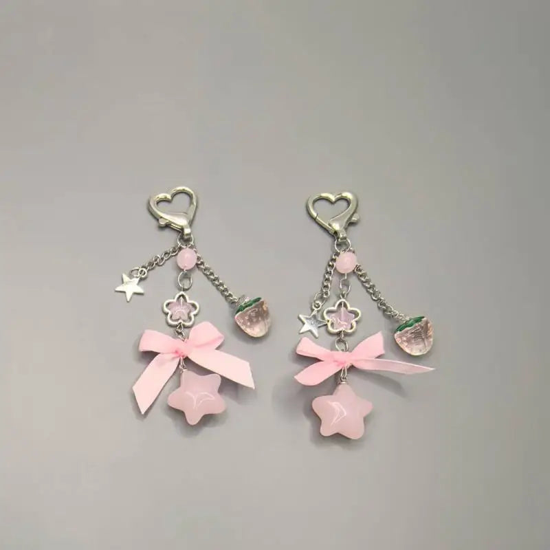 Llavero y Colgante de Fresa Dulce