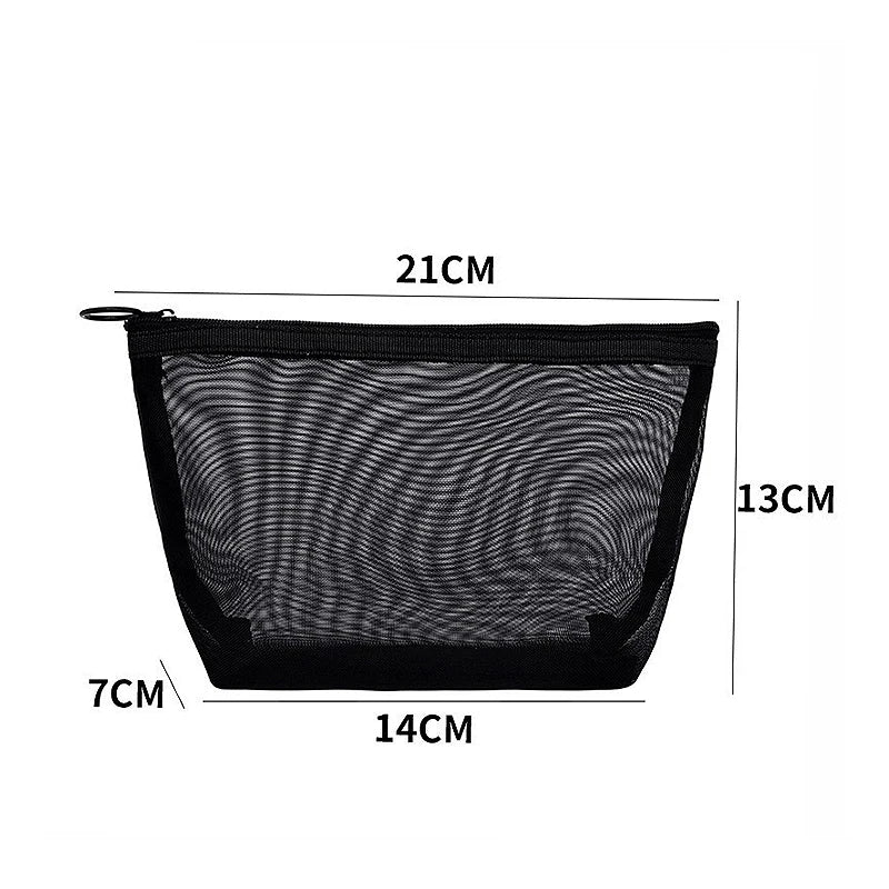Clear Travel Toiletry Bag with Zipper