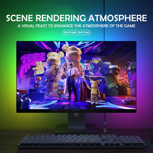 Monitor RGB Sync Light Bar with Music & App Control