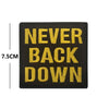 Inspirational Embroidered Patches Backpack