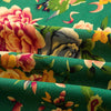 Bohemian Cotton Linen Fabric with Vintage Ethnic Print