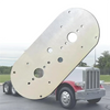 Watermelon Light Mounting Plate for Peterbilt and Kenworth Trucks