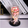 Everlasting Rose LED Glass Dome Bouquet