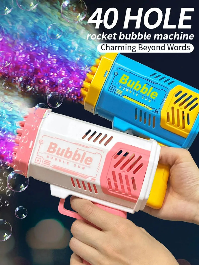 Automatic Outdoor Bubble Machine with LED Lights