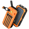 40,000mAh Solar Power Bank with Hand Crank & Multi-Cable