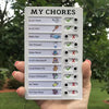 Reusable Kids Chore Chart with Daily Task Checklist