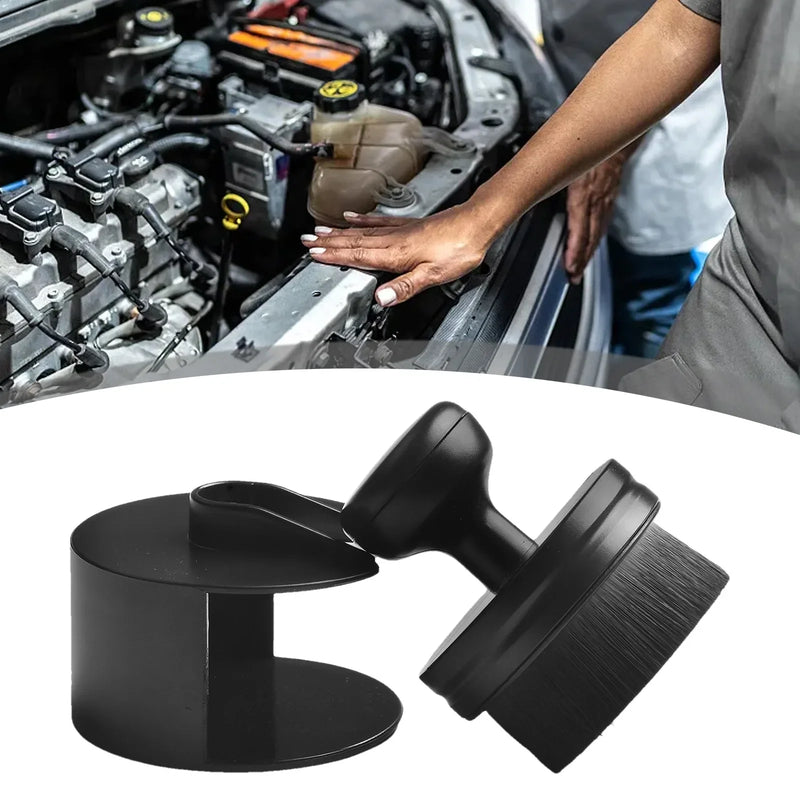 Tire Shine Applicator Brush with Stand