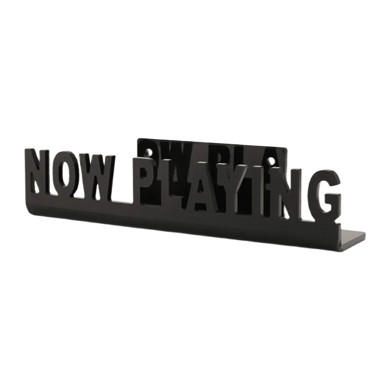 Wall-Mounted Vinyl Record Display Shelf