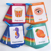 French Vocabulary Flashcards for Kids - Food, Animals, Fruits & Body Parts