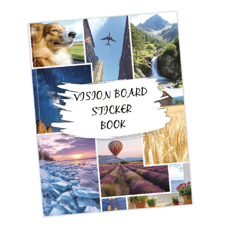 Vision Board Kit with Inspiration Stickers & Dream Journal