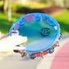 Self-Tuning Double Row Tambourine with Stainless Steel Jingles