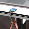 Folding Metal Bag Hook with Marble Finish
