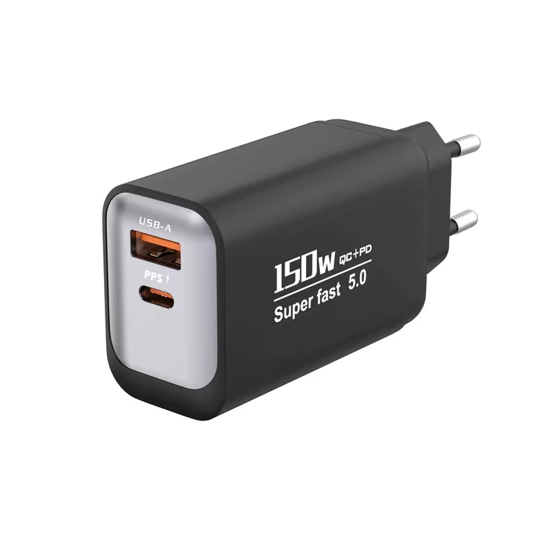 Dual Port USB-A & Type-C Fast Wall Charger