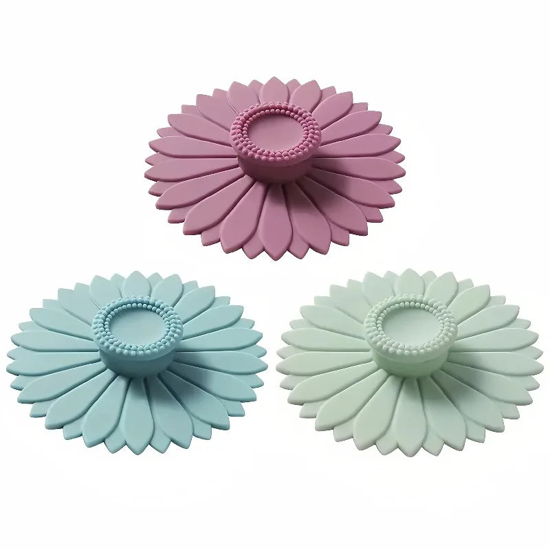 Sunflower Silicone Cup Cover – Dustproof Lid for Mugs, Coffee & Tea Cups