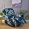 Printed Recliner Cover with Side Pocket — 4-Piece Set
