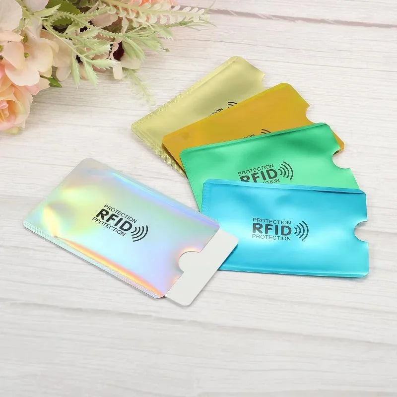RFID Blocking Card Sleeves (5-Pack) - Anti-Scan & Scratch Protection