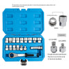 17-Piece Pass-Through Socket Set with Reversible Ratchet