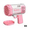 Kids Bubble Blower Gun - 40 Hole Electric Toy