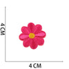 Embroidered Flower Iron-On Patches Set for Clothing & Accessories