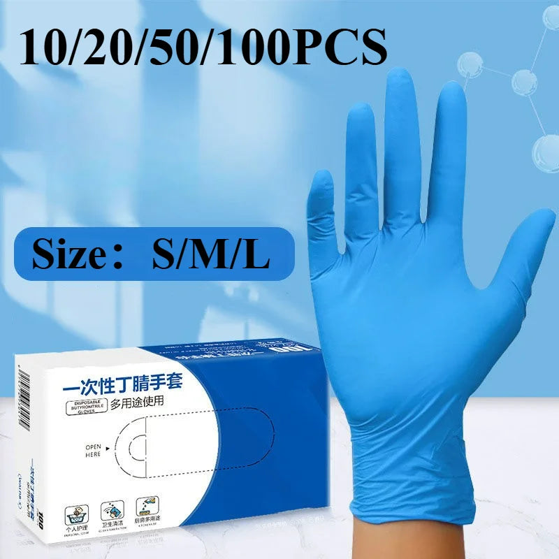 Blue Nitrile Disposable Gloves – Waterproof & Durable