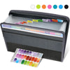 Expandable A4 Document Organizer with 13 Accordion Pockets