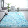 Soft Tie-Dye Leaf Print Non-Slip Area Rug