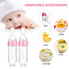 Silicone Baby Food Feeder Spoon with Suction Cup