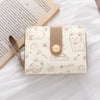 Cute Cat Face PU Leather Coin Purse with Wrist Strap