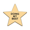 Fun Meteor Enamel Pin with Star Design
